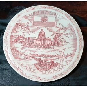 Historic State of Missouri Collector Plate‎ by Vernon Kilns